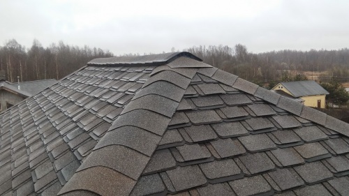 Трехслойная гибкая черепица shinglas Континент Континент Европа
